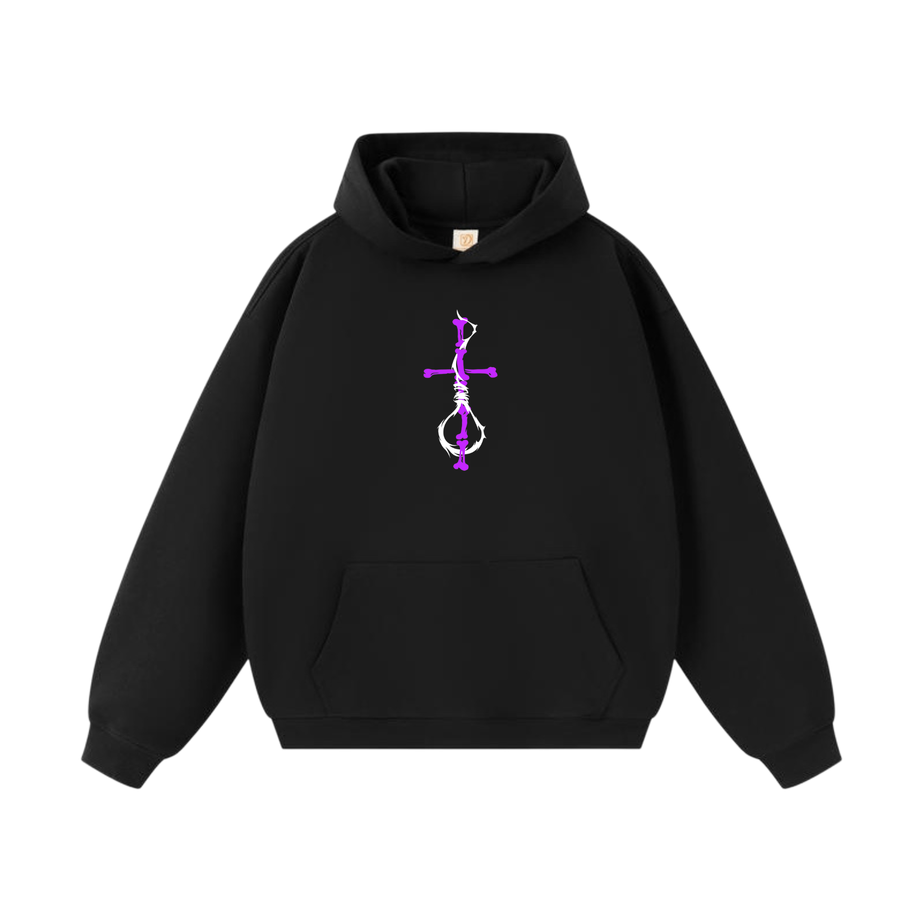 PURPLE BONECROSS HOODIE